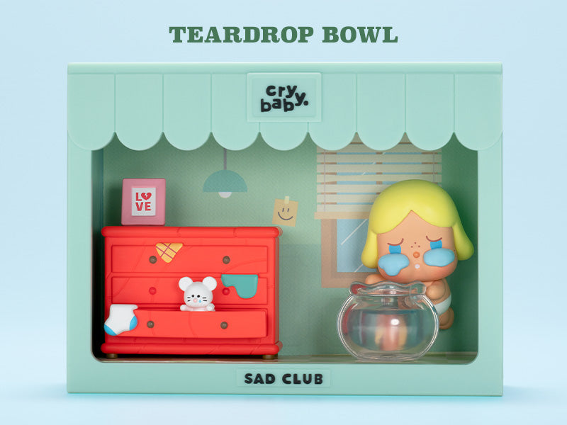 POP MART CRYBABY Sad Club Series Scene Set