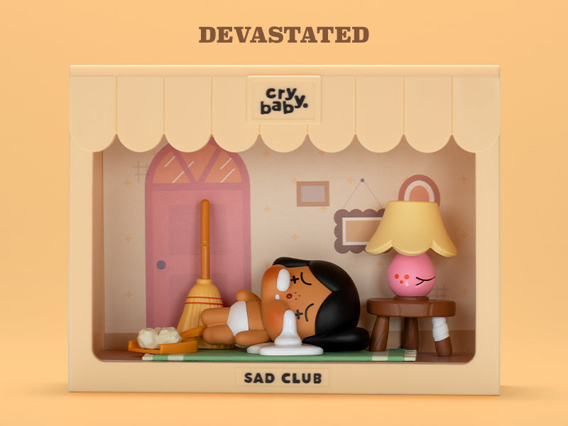 POP MART CRYBABY Sad Club Series Scene Set