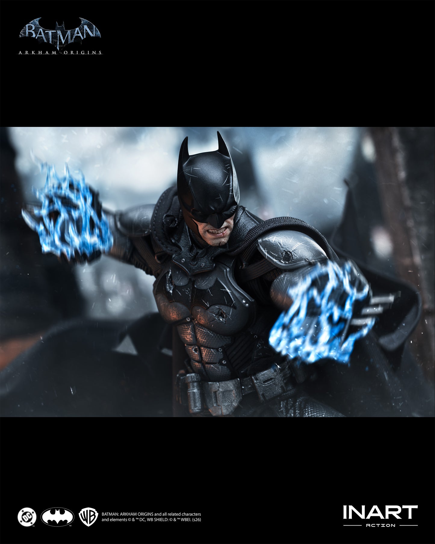バットマン（バットマン：アーカム・ビギンズ）バトルダメージ Ver. アクションフィギュア