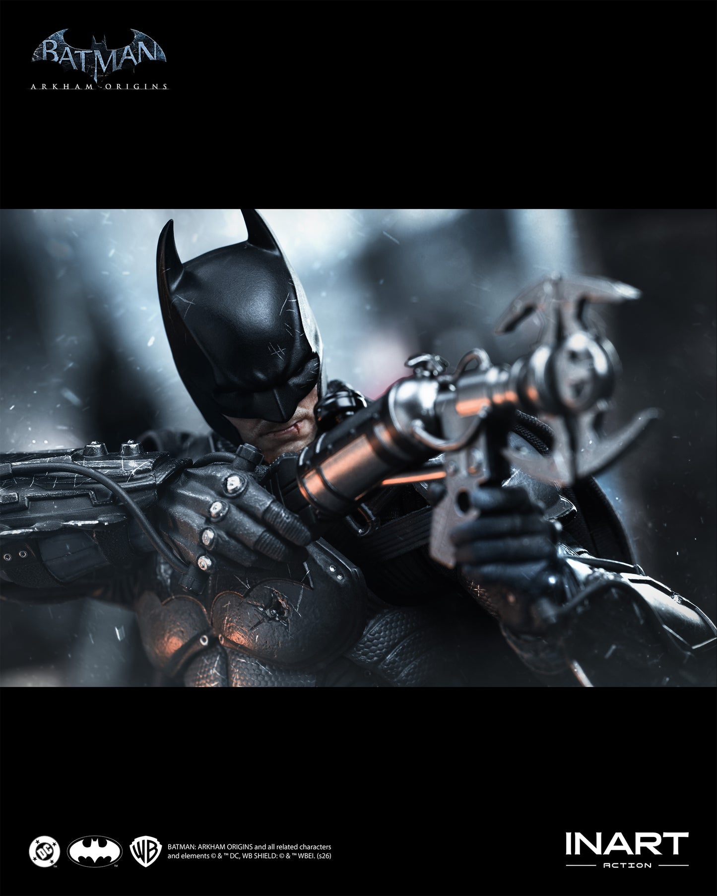 バットマン（バットマン：アーカム・ビギンズ）バトルダメージ Ver. アクションフィギュア