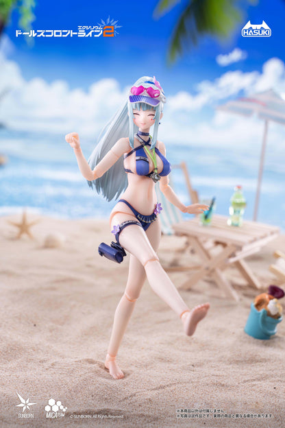 pocket art Girls' Frontline2: Exillium pocket art PA013 Kurukai Blue Trails Ver. Deluxe Edition 1/12 Completed ActionFigure