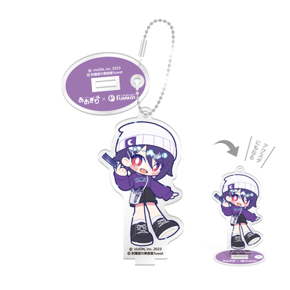 Aogiri High School Akihabara beauty salon “fuwat” collaboration goods acrylic stand key chain