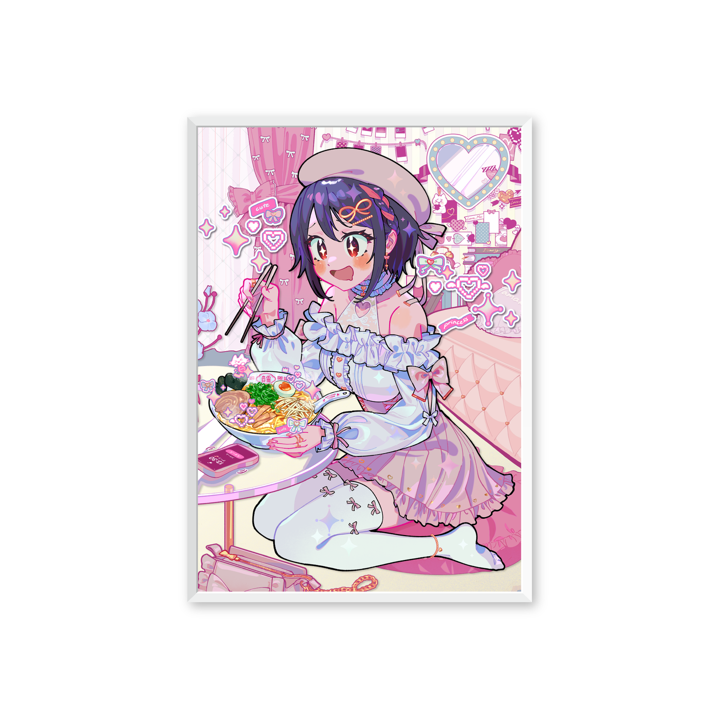 あおぎり高校 公式美術部 アクリル複製原画 音霊魂子 – viviON BLUE