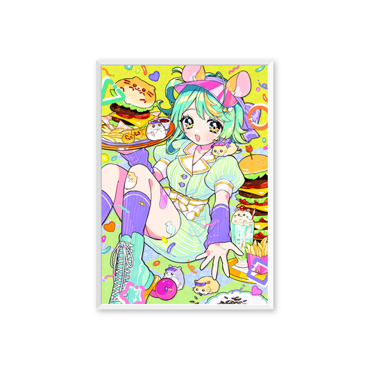 あおぎり高校 公式美術部 アクリル複製原画 ぷわぷわぽぷら – viviON BLUE