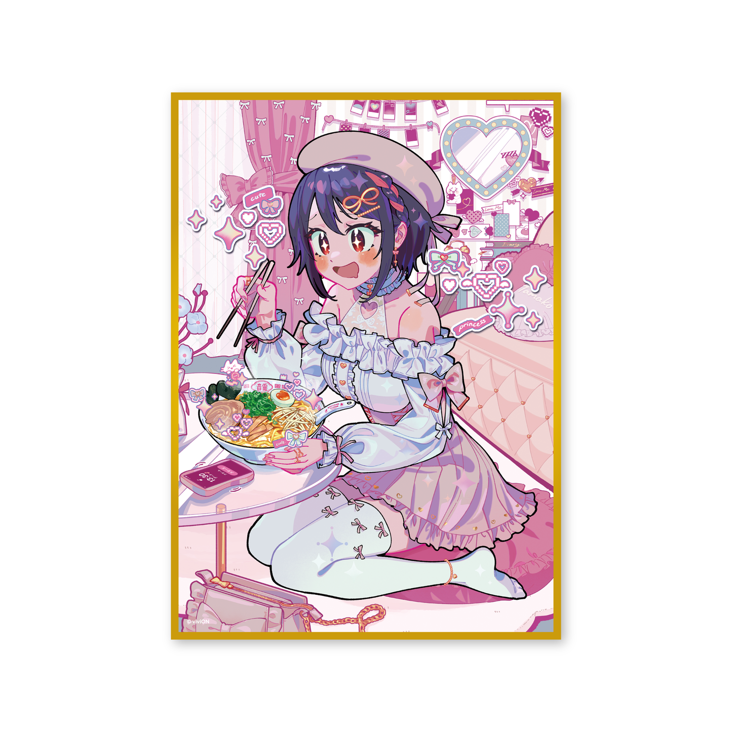 아오기리 고교 공식 미술부 A5 색지 음령자