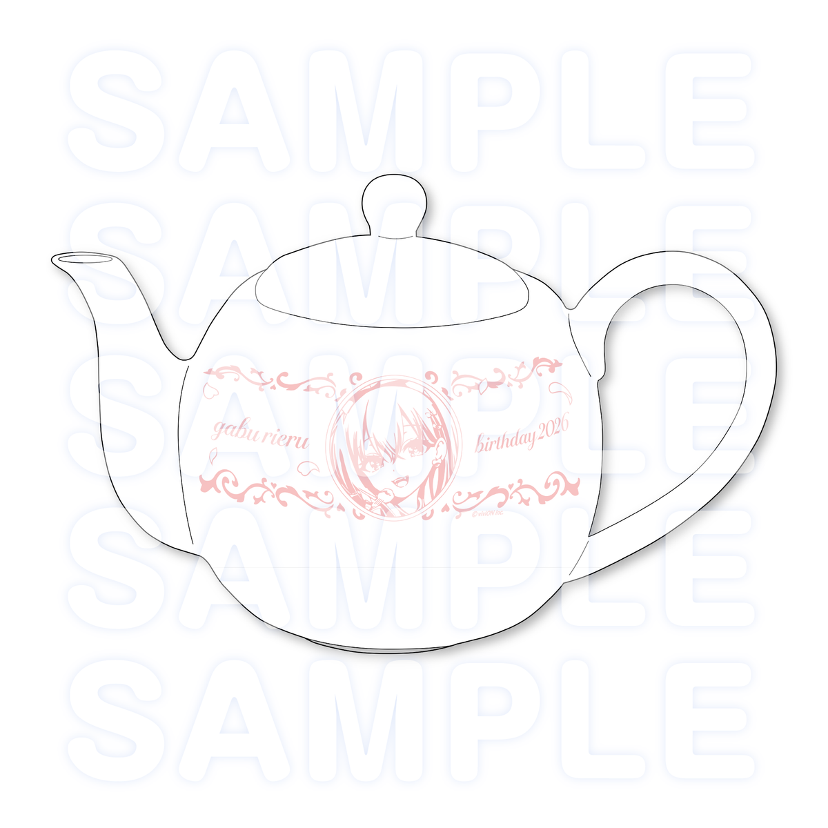 青桐高校 Rie Gabe 生日纪念商品 2026 茶壶