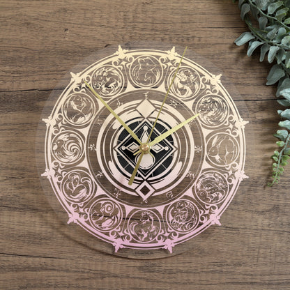 Granblue Fantasy Twelve Generals Acrylic Clock