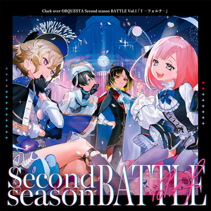 CD + bonus set] Second season BATTLE Vol.1 "f - forte" + Sakurakoji Nika acrylic jacket frame & another jacket set [croqueta].