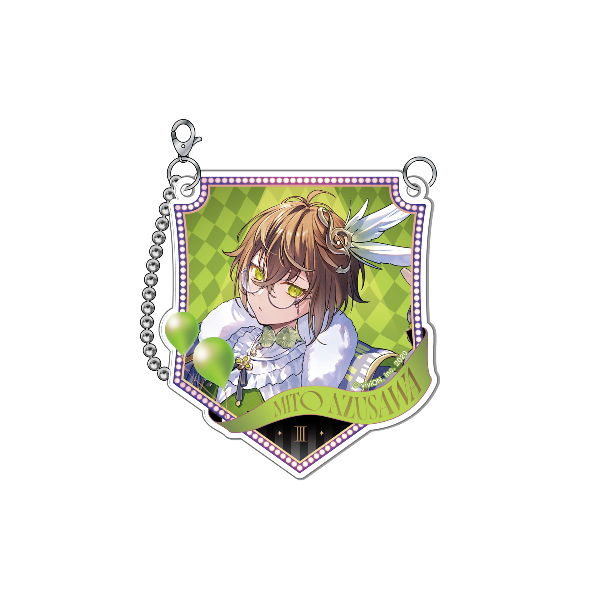 こい オーダー品 Clock over ORQUESTA 5th anniversary ガーランド風アクリル