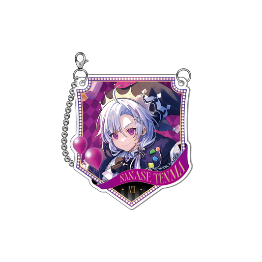 Clock over ORQUESTA 5th anniversary ガーランド風アクリルキーホルダー 天馬 七星