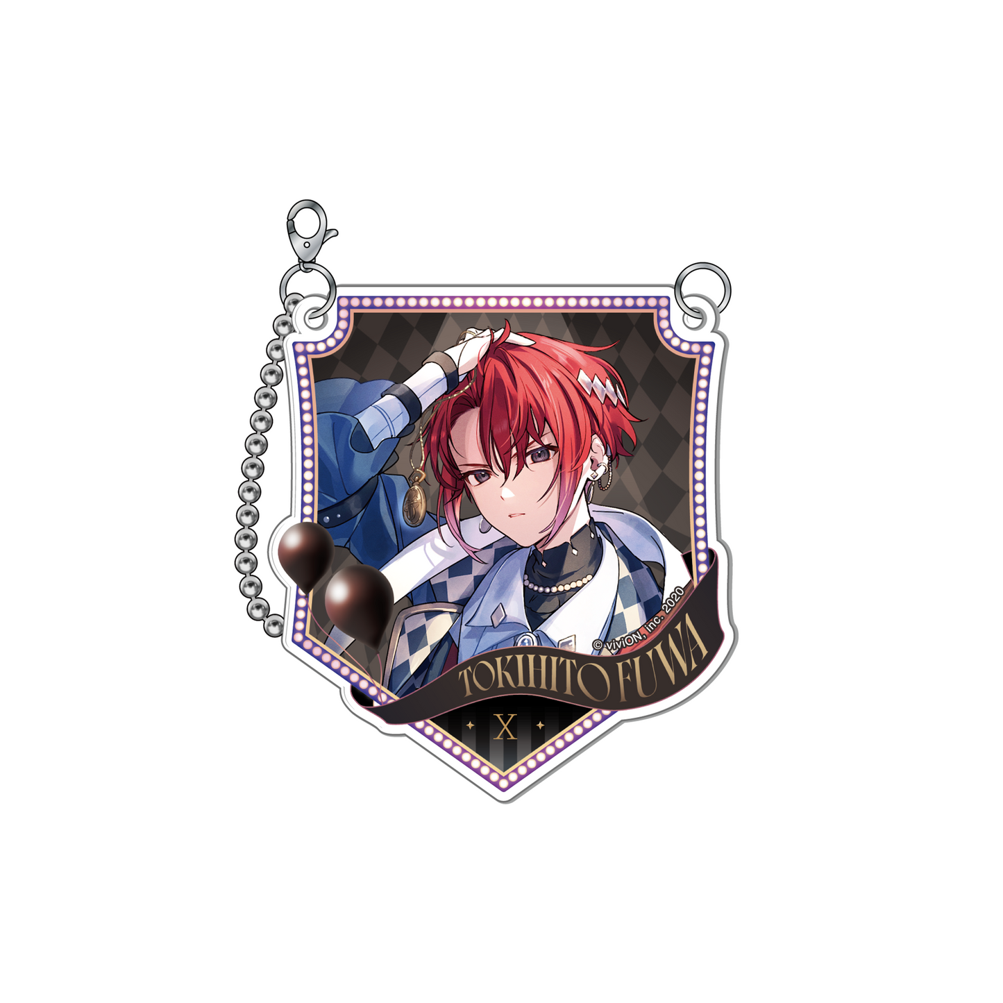 Clock over ORQUESTA 5th anniversary ガーランド風アクリルキーホルダー 不破 十紀人