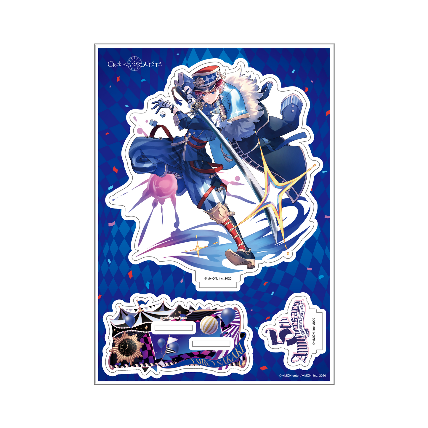 Clock over ORQUESTA 5th anniversary アクリルスタンド 榊 八色