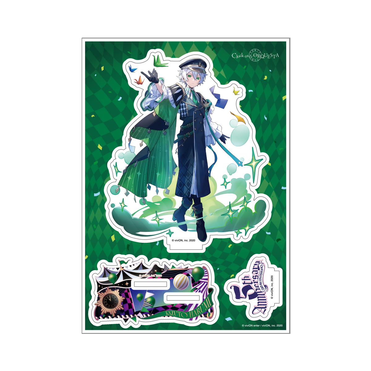 【早い者勝ち】藤ちょこ×放浪皇:四季の旅路 アクリルスタンド4種セット 新品 Clock over ORQUESTA 5th anniversary アクリルスタンド 春海 一十