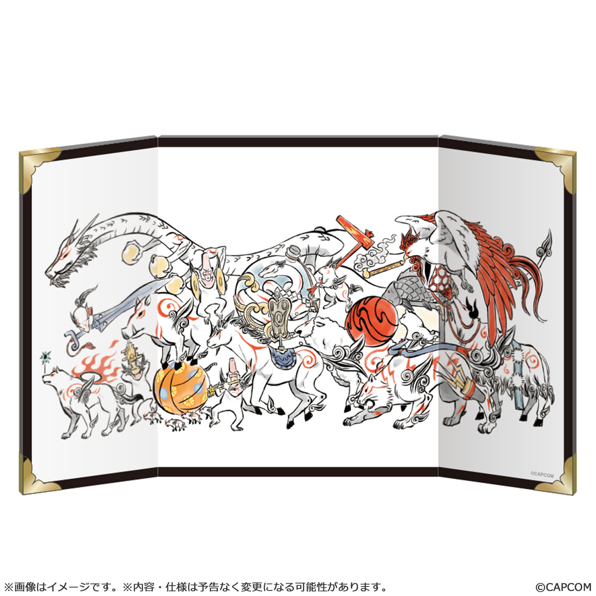 大神 迷你折叠屏[大神 20周年纪念再版艺术企划]笔神游行～大神 从10周年开始
