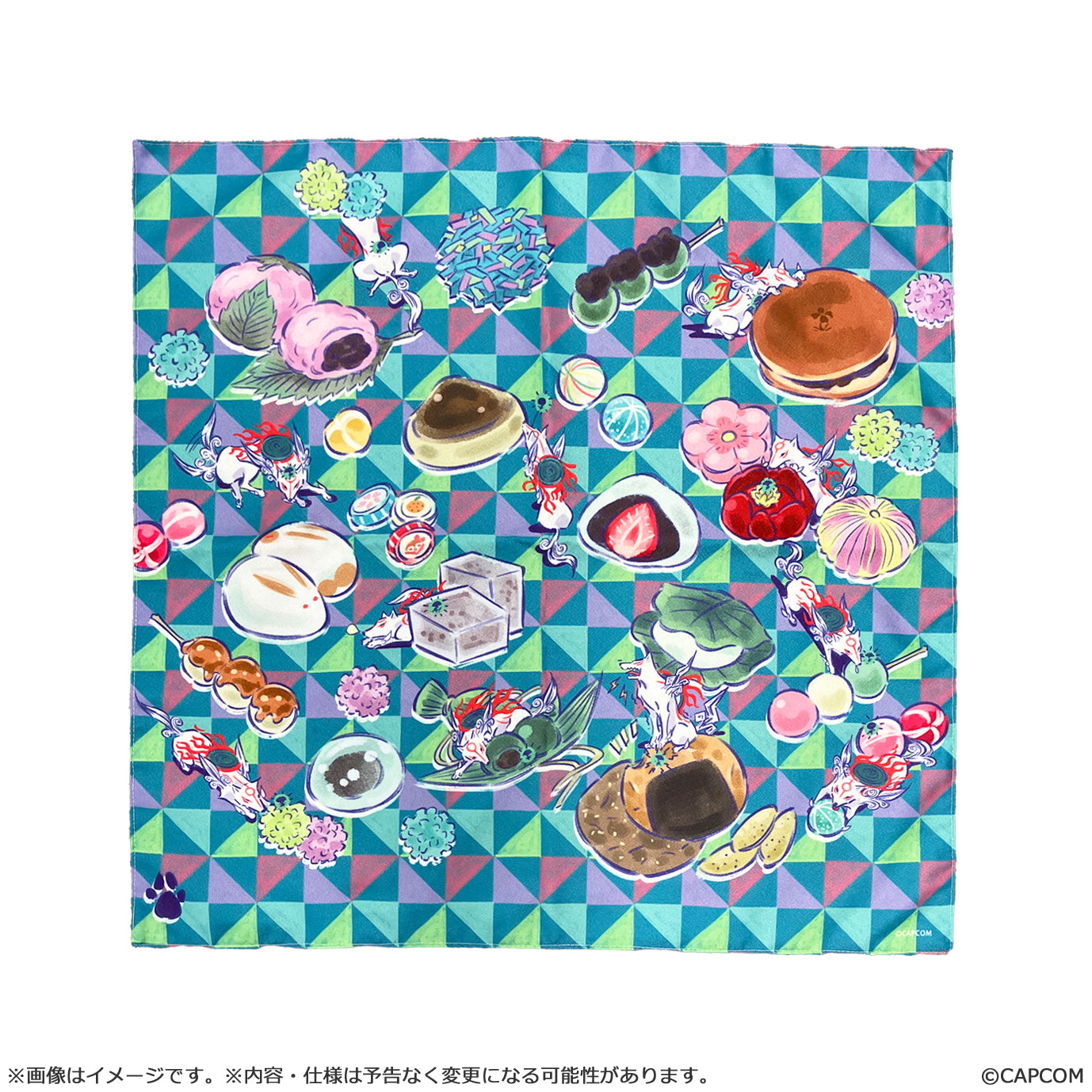 【大神20周年記念 復刻アート企画】 風呂敷 ～島崎麻里 作 大神12周年より～