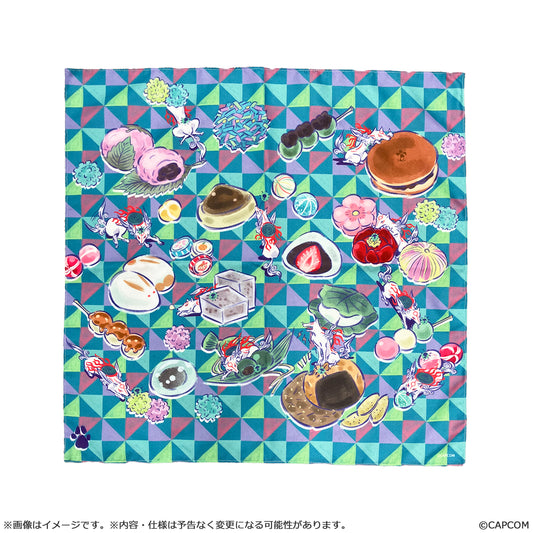 【大神20周年記念 復刻アート企画】 風呂敷 ～島崎麻里 作 大神12周年より～