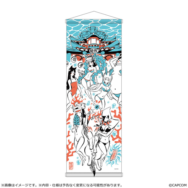 大神 20周年記念 復刻アート企画】 タペストリー 夏 ～吉村健一郎 作