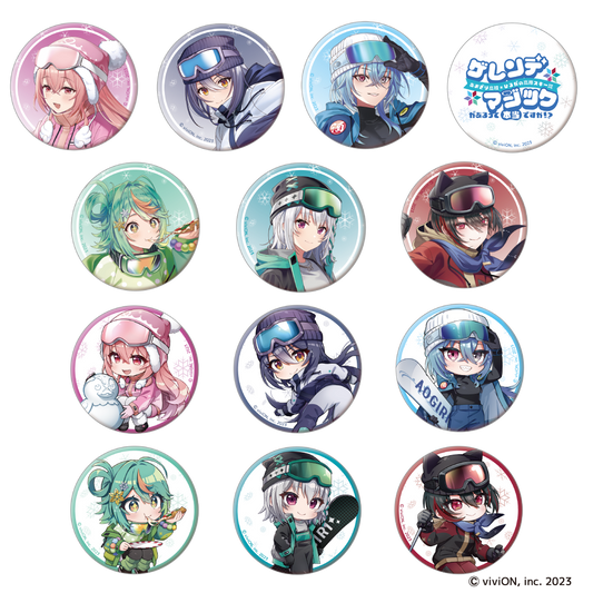 あおぎり高校 ゲレンデマジックがあるって本当ですか！？ 缶バッジコレクション