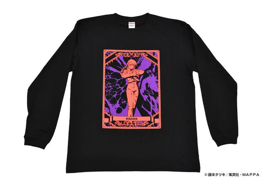 チェンソーマン タロットデザインロングTシャツ マキマ Ver. – viviON BLUE チェンソーマン タロットデザインロングTシャツ マキマ Ver. – viviON BLUE