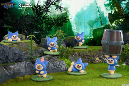 Monster Hunter Rise Airou "Cat" Blind Box Figure, Box of 6