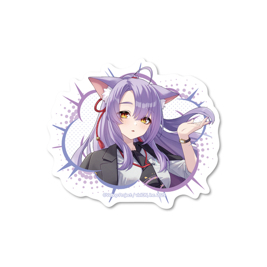 Vebop Project もりもりにゃんこめし2周年記念グッズ ステッカー 二藍しぃあ