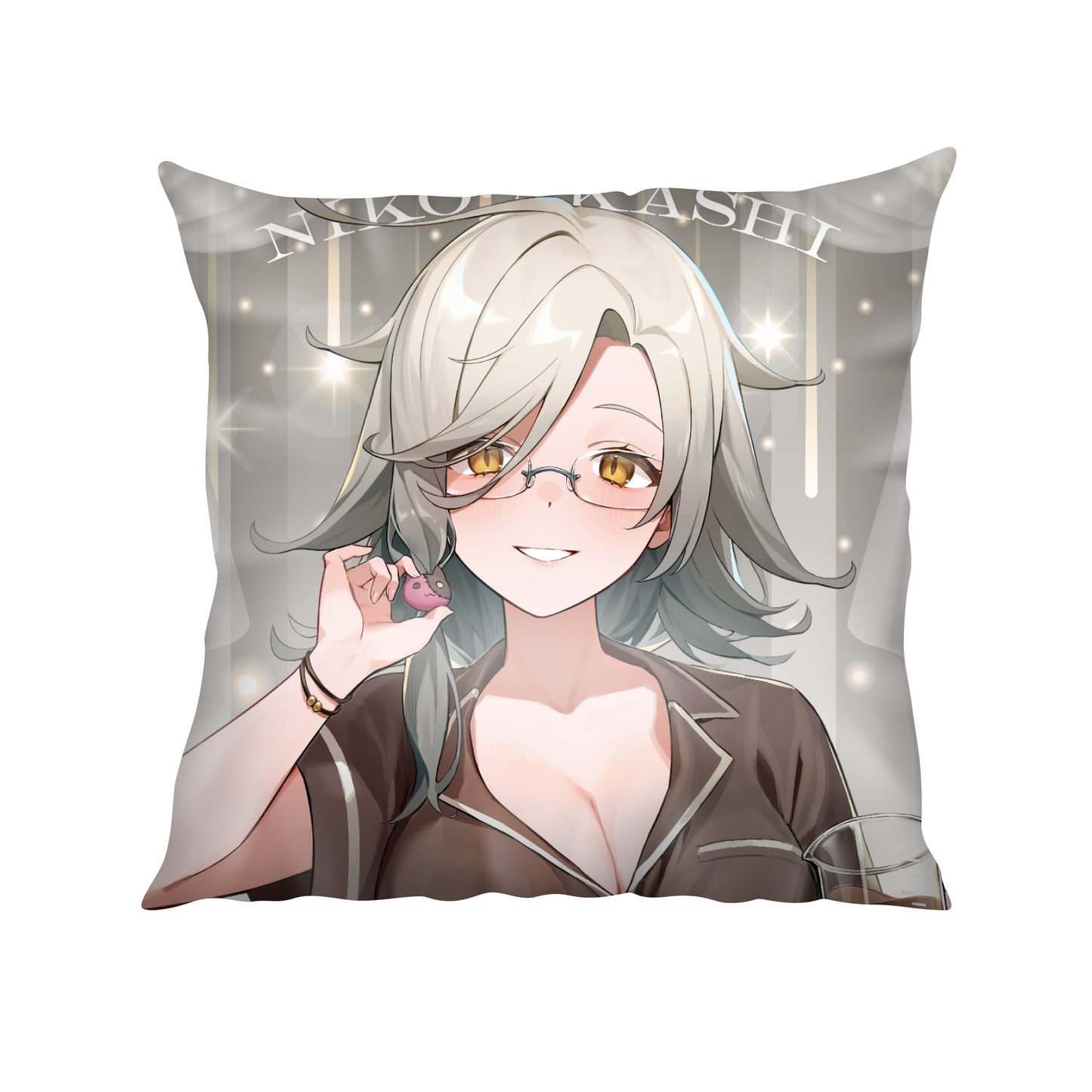 ビバップ高校 2周年記念グッズ クッション アカシ・ニコ
