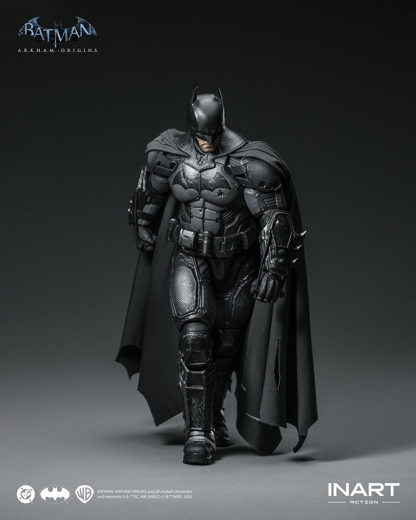 バットマン（バットマン：アーカム・ビギンズ）バトルダメージ Ver. アクションフィギュア
