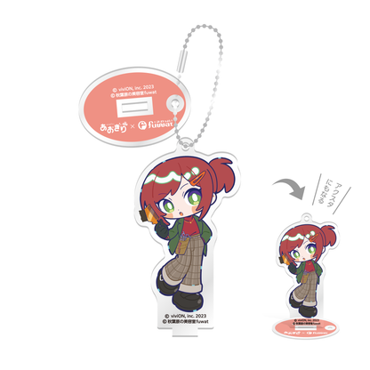 Aogiri High School Akihabara beauty salon “fuwat” collaboration goods acrylic stand key chain