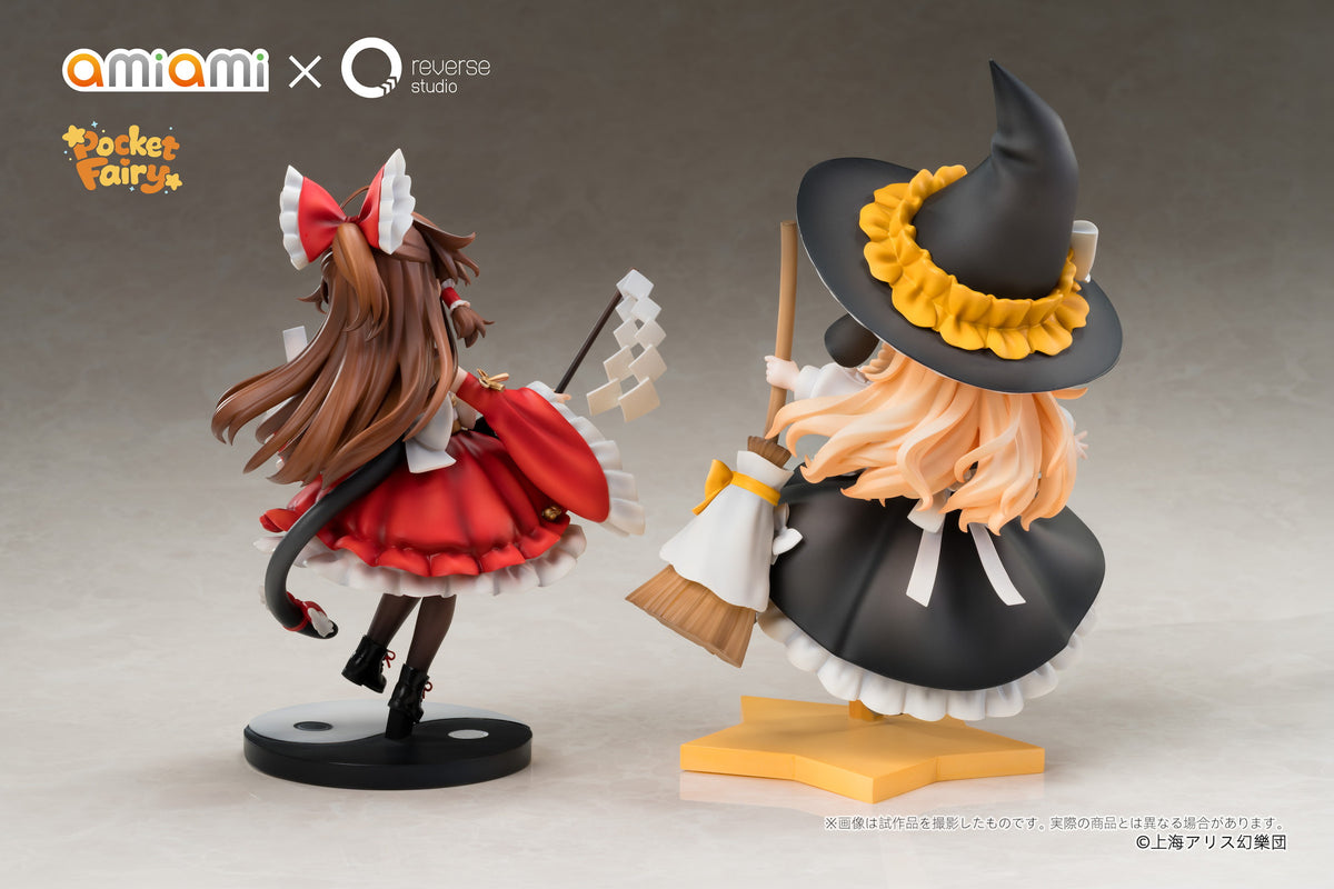 Reverse 手のひら精霊 東方Project 博麗霊夢＆霧雨魔理沙 完成品フィギュア