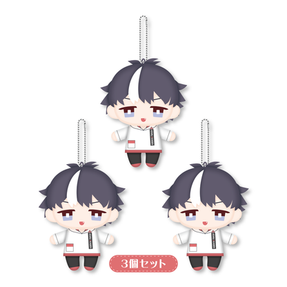 DLsiteがるまに ヴィヴィオンリー みにぬいぐるみ あたるくん 3個セット 【特典付き】