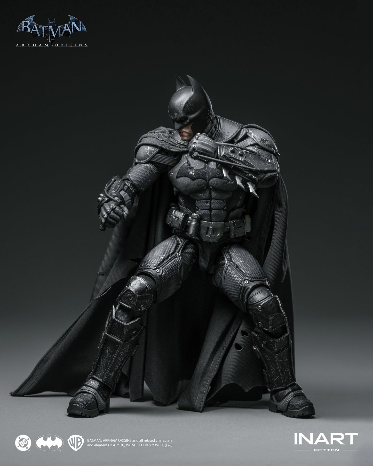 バットマン（バットマン：アーカム・ビギンズ）バトルダメージ Ver. アクションフィギュア