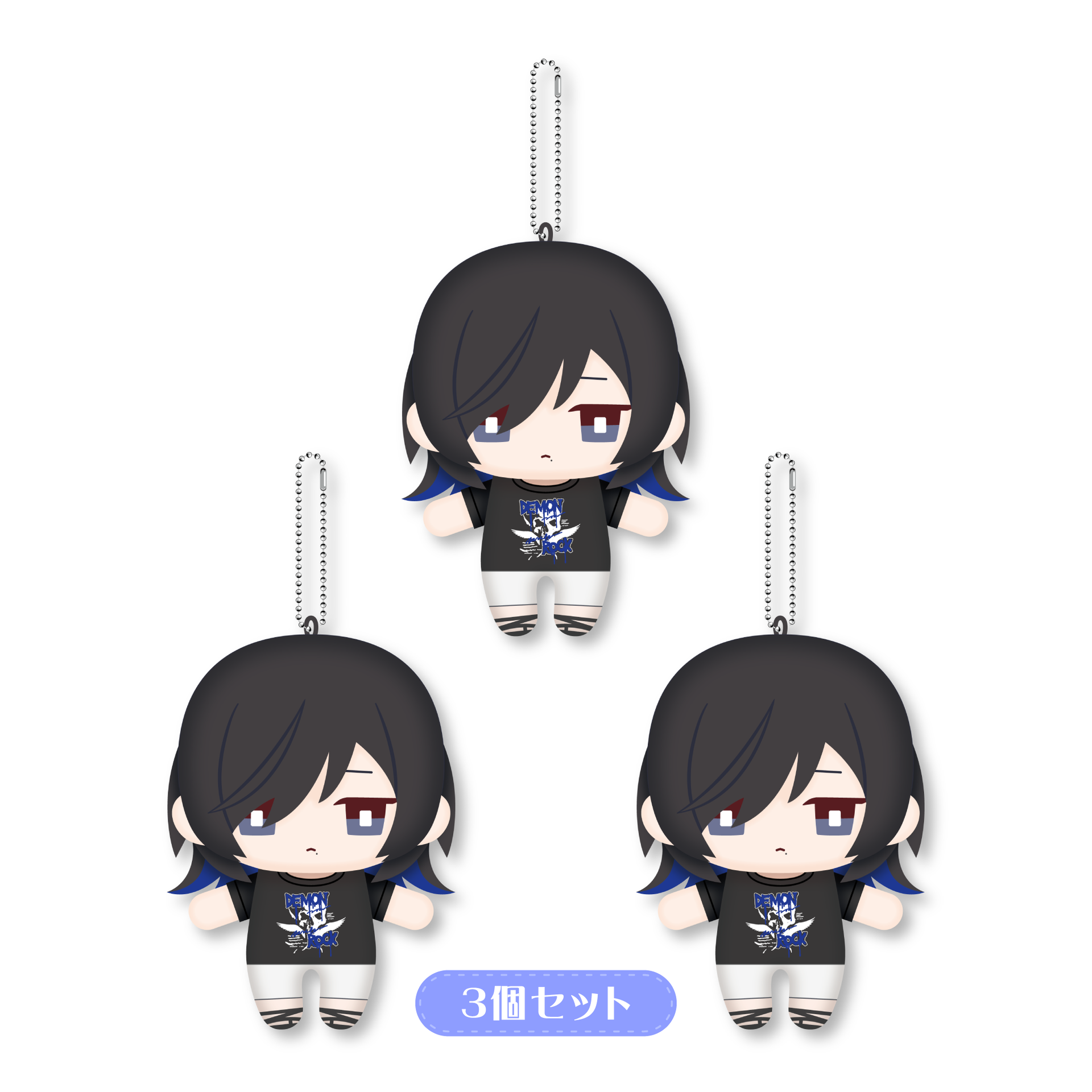 理性崩壞◇淫魔教育 Vivionly 迷你毛絨玩具 3 件套 [含贈品] – viviON BLUE