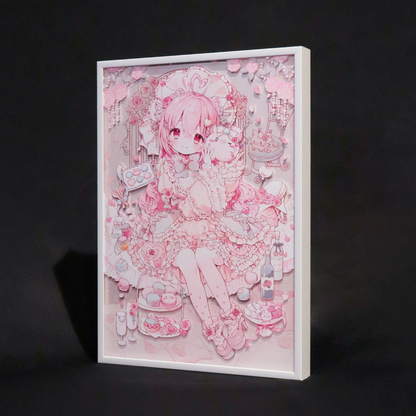 あおぎり高校 公式美術部 アクリル複製原画 我部りえる