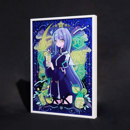 あおぎり高校 公式美術部 アクリル複製原画 エトラ