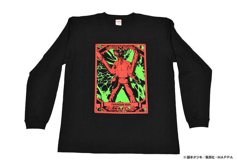 Chainsaw Man Tarot Design Long T-Shirt Chainsaw Man Ver.