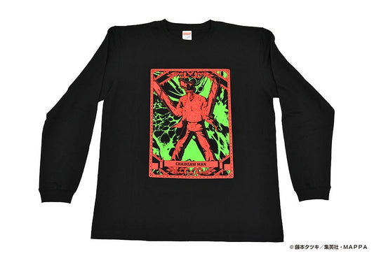 Chainsaw Man Tarot Design Long T-Shirt Chainsaw Man Ver.