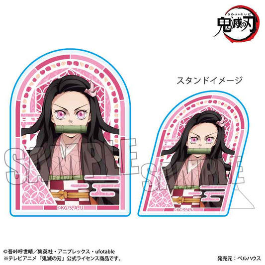 鬼滅の刃 スタンディアクリルバッジ 竈門 禰豆子A（無限城編 Ver.）