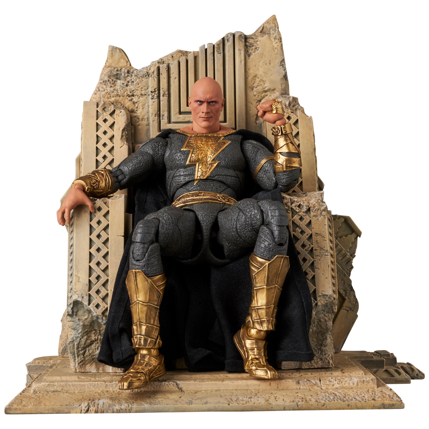 MAFEX BLACK ADAM (GOLD SUIT)
