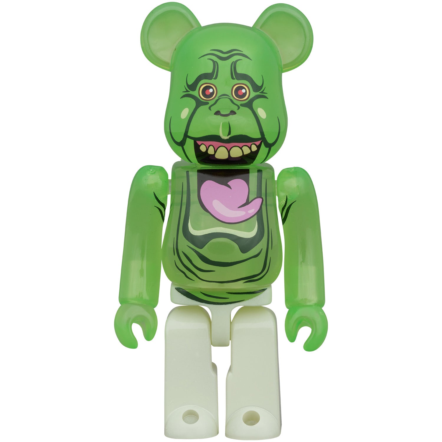 BE@RBRICK STAY PUFT MARSHMALLOW MAN & SLIMER 100% 2PCS SET