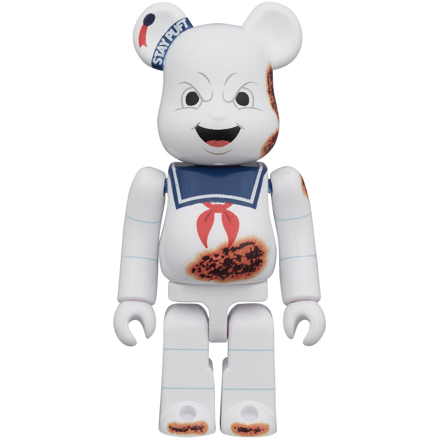 BE＠RBRICK STAY PUFT MARSHMALLOW MAN "ANGRY FACE" & NO GHOST 100% 2PCS SET