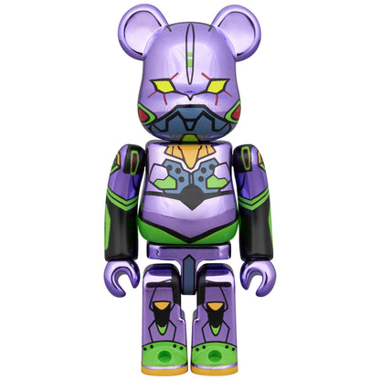 BE@RBRICK 에반게리온 초호기(신도장 도금판) & 에반게리온 제13호기(신도장 도금판) 2PCS SET