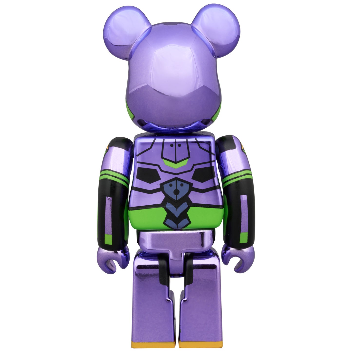 BE@RBRICK 에반게리온 초호기(신도장 도금판) & 에반게리온 제13호기(신도장 도금판) 2PCS SET