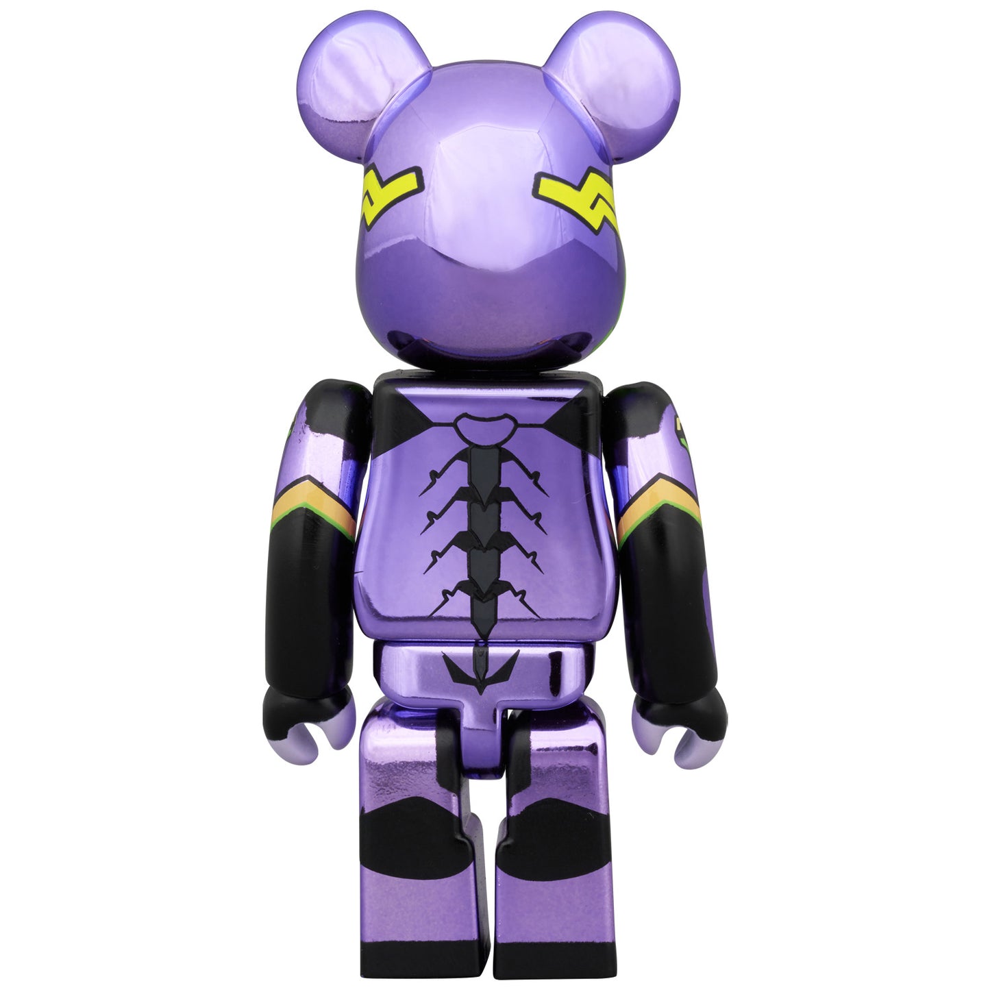 BE@RBRICK 에반게리온 초호기(신도장 도금판) & 에반게리온 제13호기(신도장 도금판) 2PCS SET
