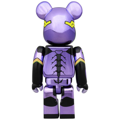 BE@RBRICK 에반게리온 초호기(신도장 도금판) & 에반게리온 제13호기(신도장 도금판) 2PCS SET