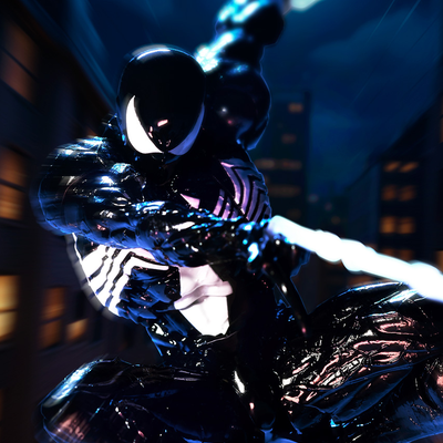 Revoltech Amazing Yamaguchi SymbioteSpider-Man(2027) [rerelease】