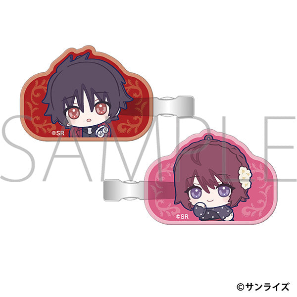 Mobile Suit GundamSEED FREEDOM ZERO Acrylic Hair Clip Set Nuipal Skip Shin Asuka & Lunamaria Hawk