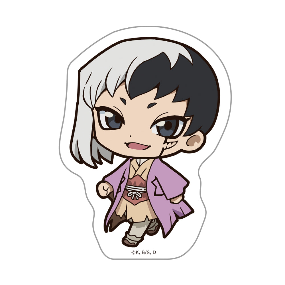 Dr.STONE ついてっくダイカットステッカー あさぎりゲン