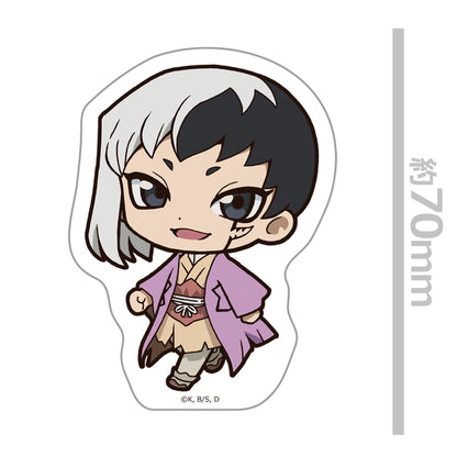 Dr.STONE ついてっくダイカットステッカー あさぎりゲン