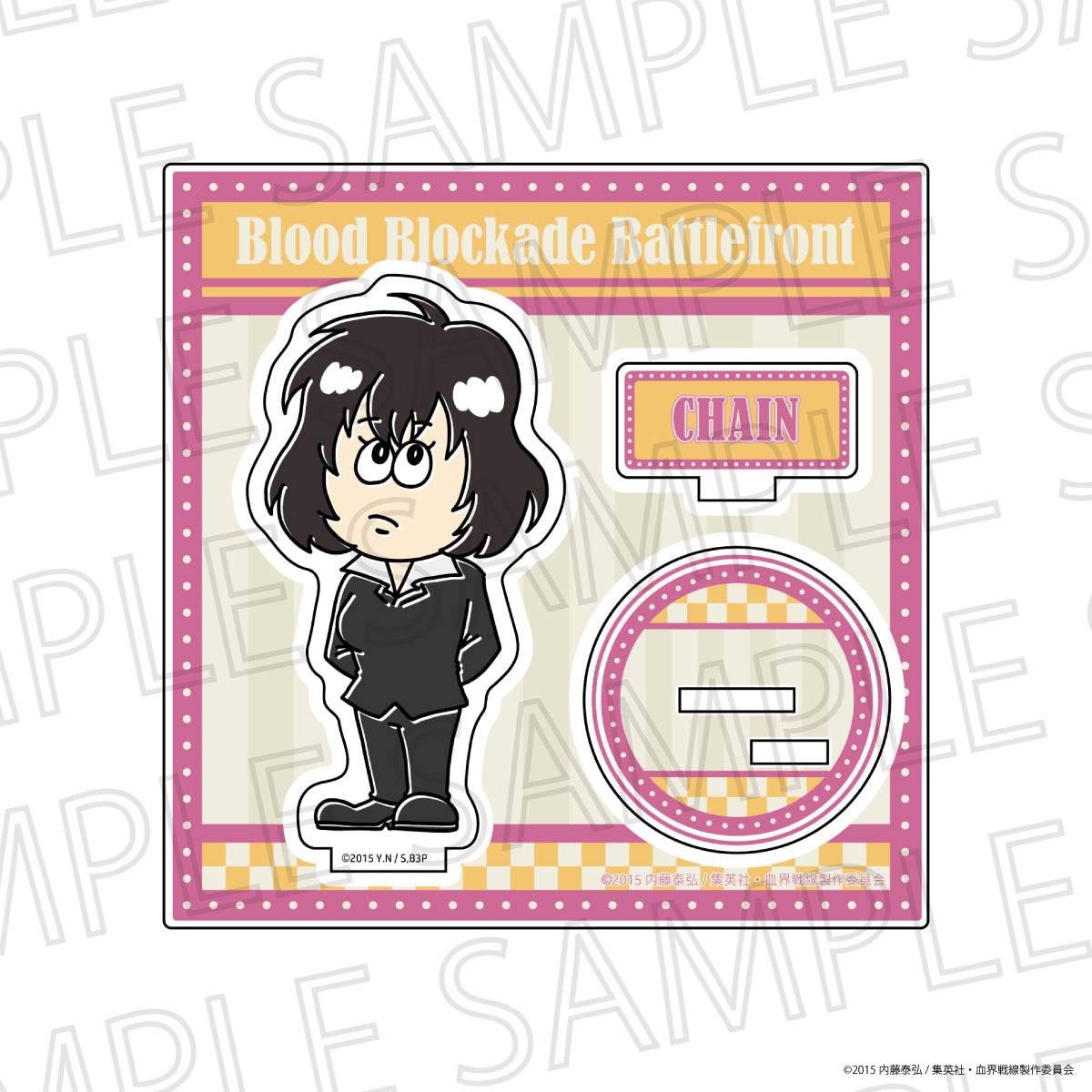 TV anime “Blood Blockade Battlefront] Acrylic stand Chain Sumeragi