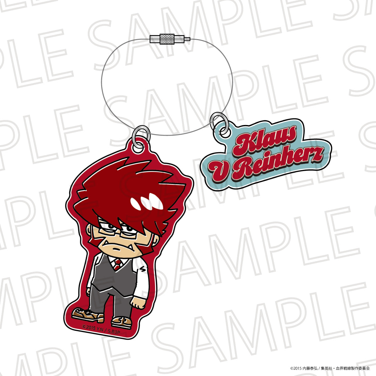 TV anime “Blood Blockade Battlefront” Acrylic key chain Klaus V. Reinhertz
